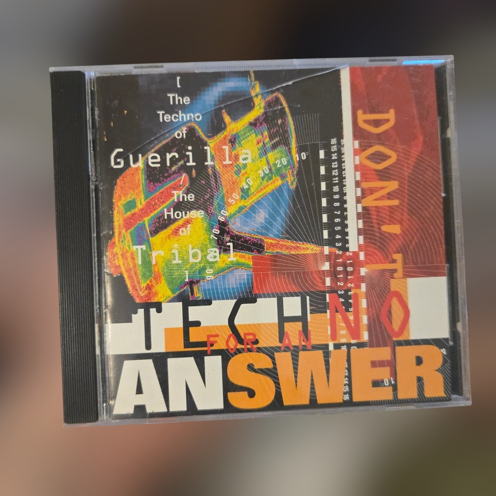 VTG 1992 DON'T TECH NO FOR AN ANSWER IRS Records CD Guerilla House of Tribal USA